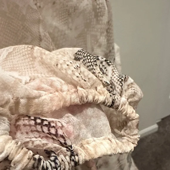 White House Black Market Beige Snake Print Dress - Picture 6 of 8